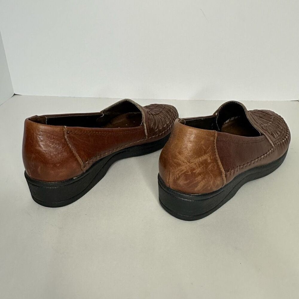 Dexter Comfort Leather Loafers Brown | Women Size 9 - Picture 10 of 12